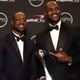 Dwyane Wade and LeBron James (Kevin Mazur/Getty Images)